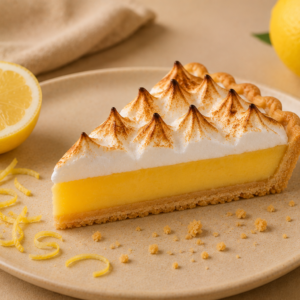 Tarte au citron Méringuée ( Part )