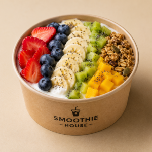 Yaourt + chia + fruits